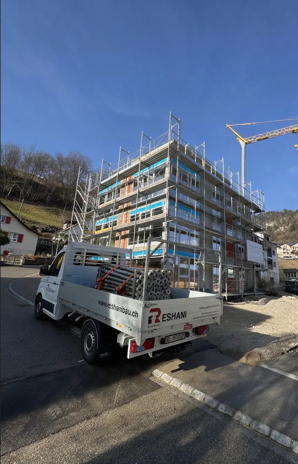 Baustellenlogistik und Rohbau durch RESHANI Bau GmbH